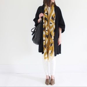 Block Shop long scarf, silk/cotton blend